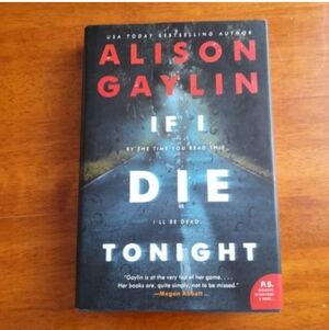 If I Die Tonight Hardcover Book